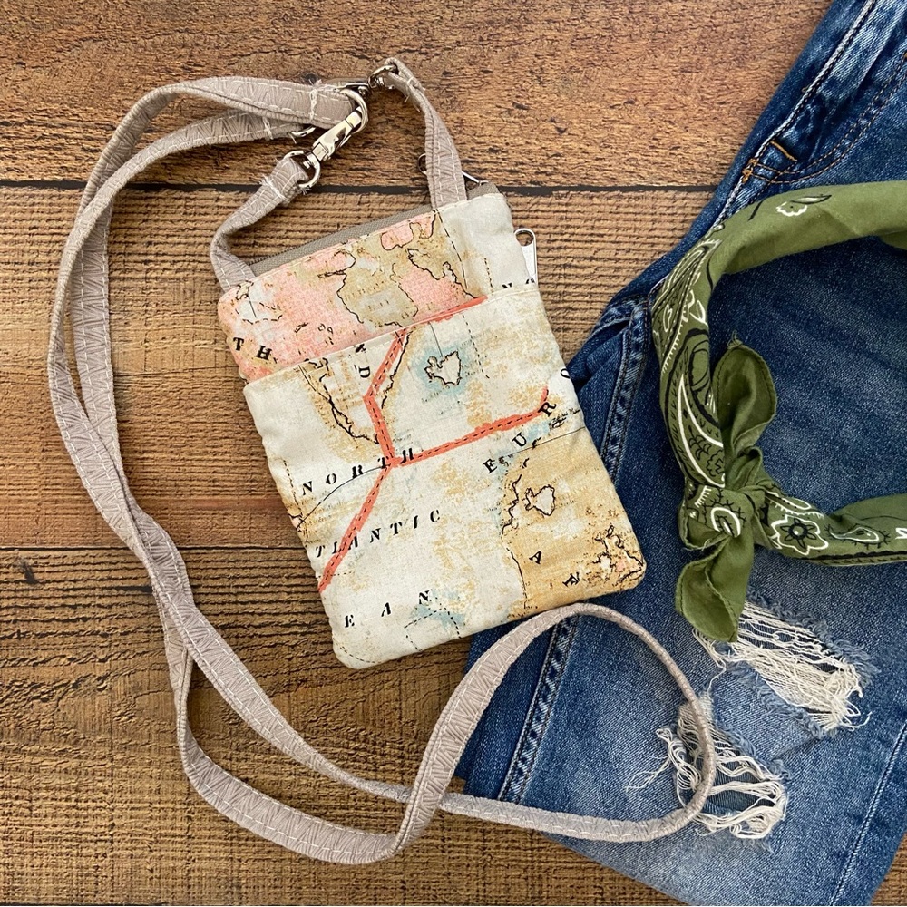 Zippered Pocketed Small Crossbody, Perfect for Travel